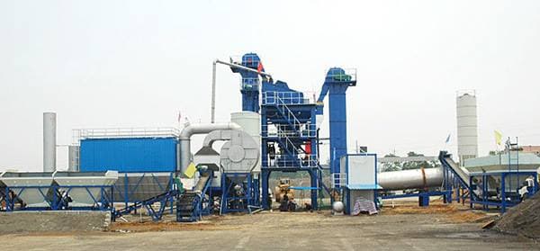 Site selection of asphalt mixing plant